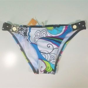 *NEW* Raisins Blue Print Bikini Bottom D1208 *NEW*